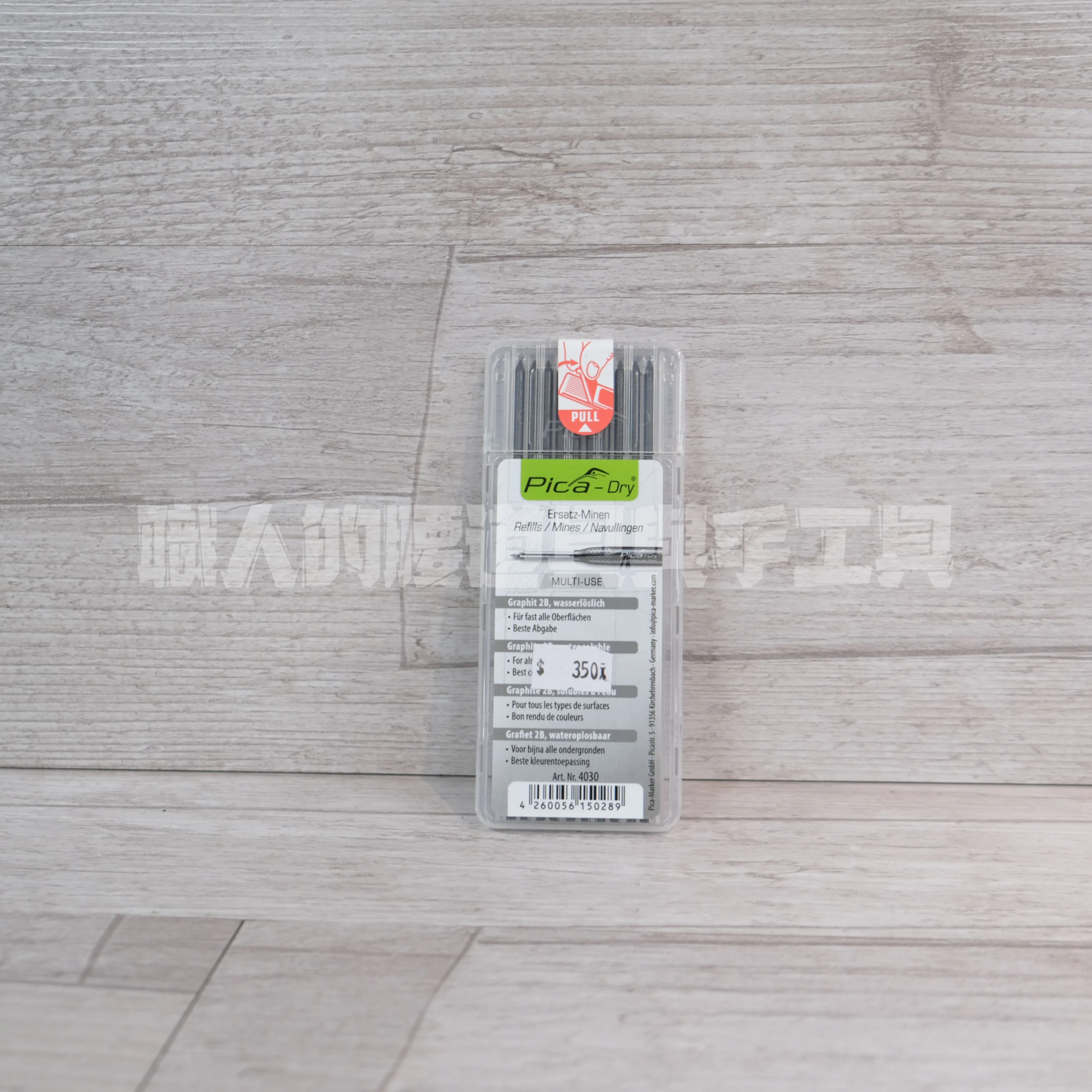 Pica 4030 細長工程筆 筆芯10入-黑