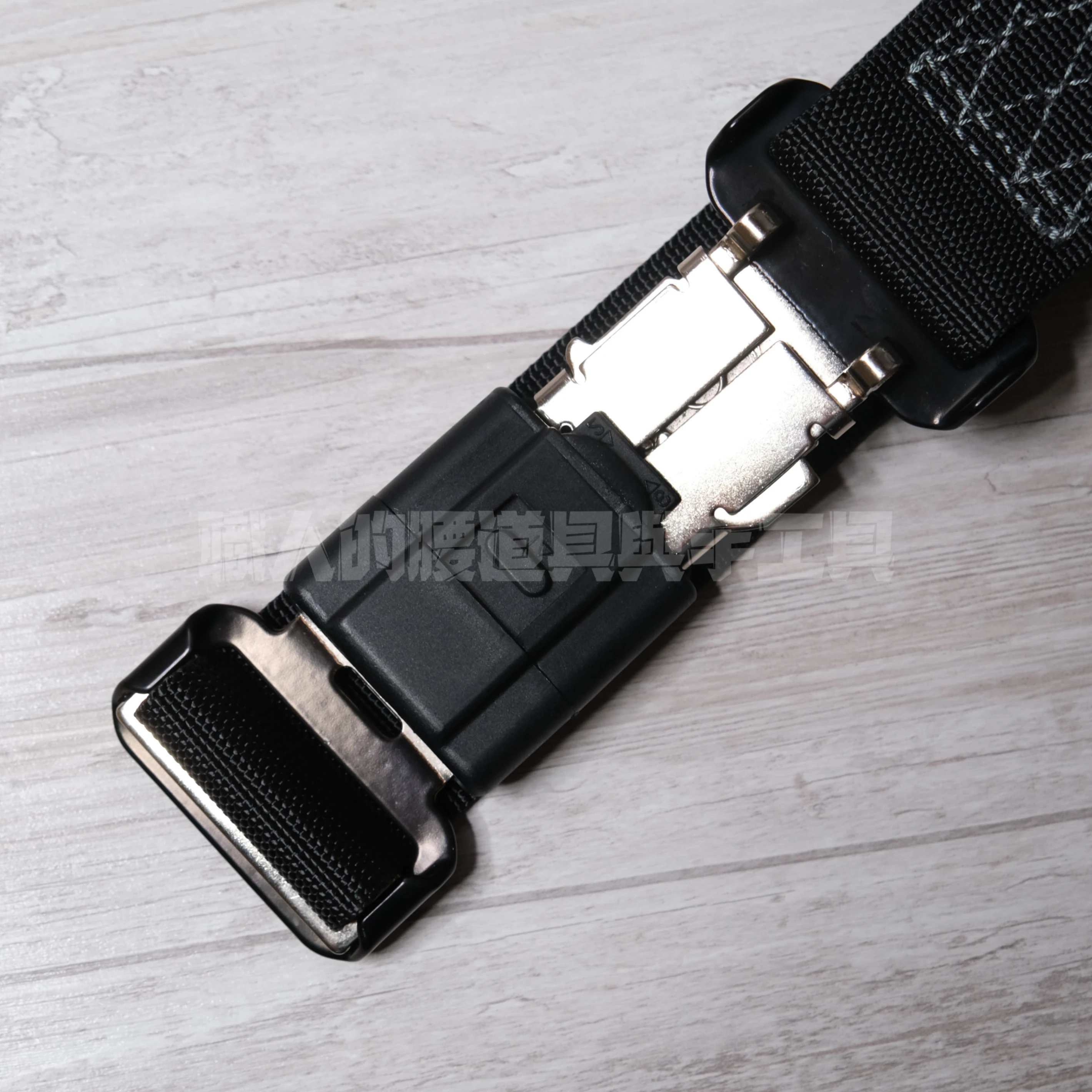 聚合插扣腰帶黑-M-120公分