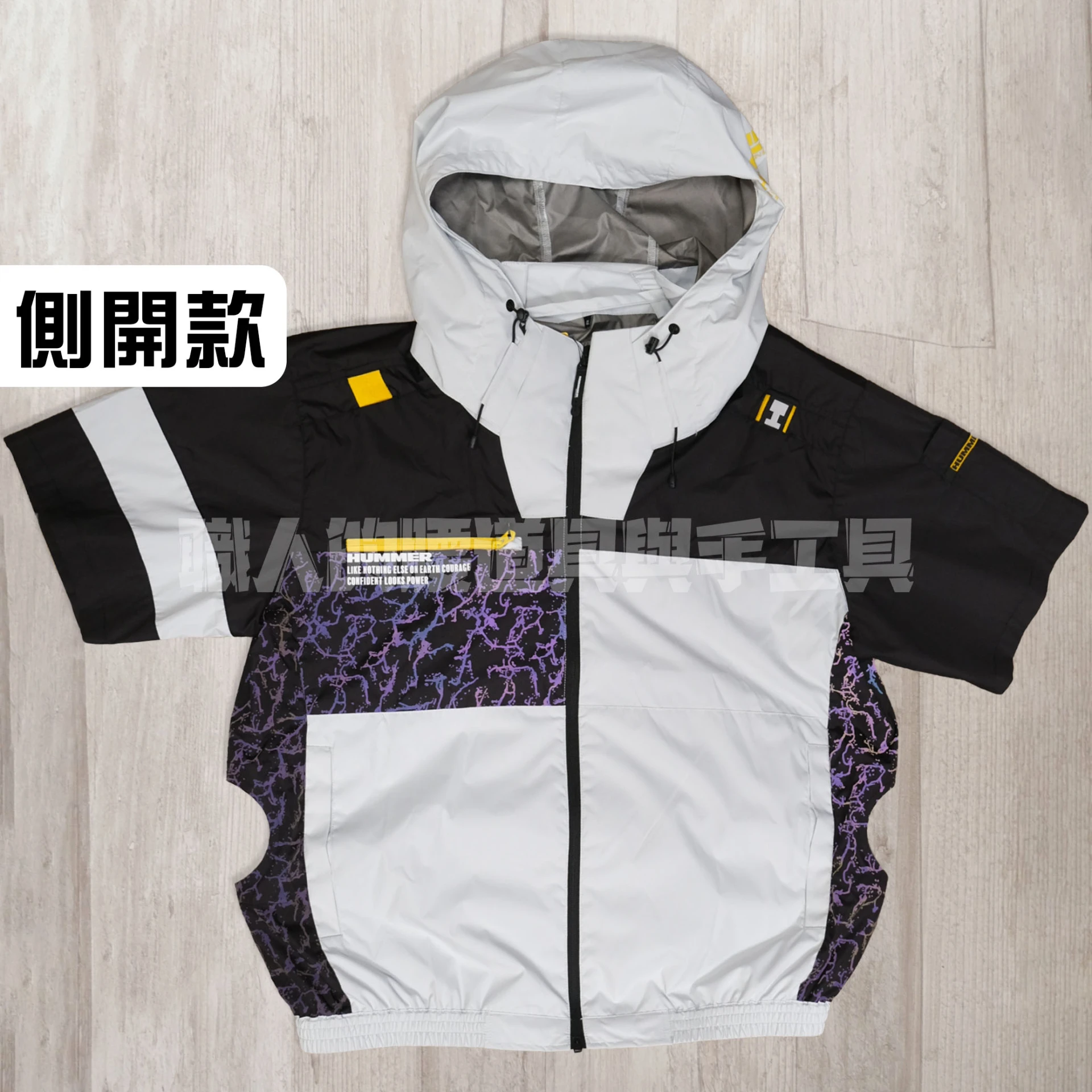 短袖_風神鍍鈦遮熱側開-11.5度_灰白