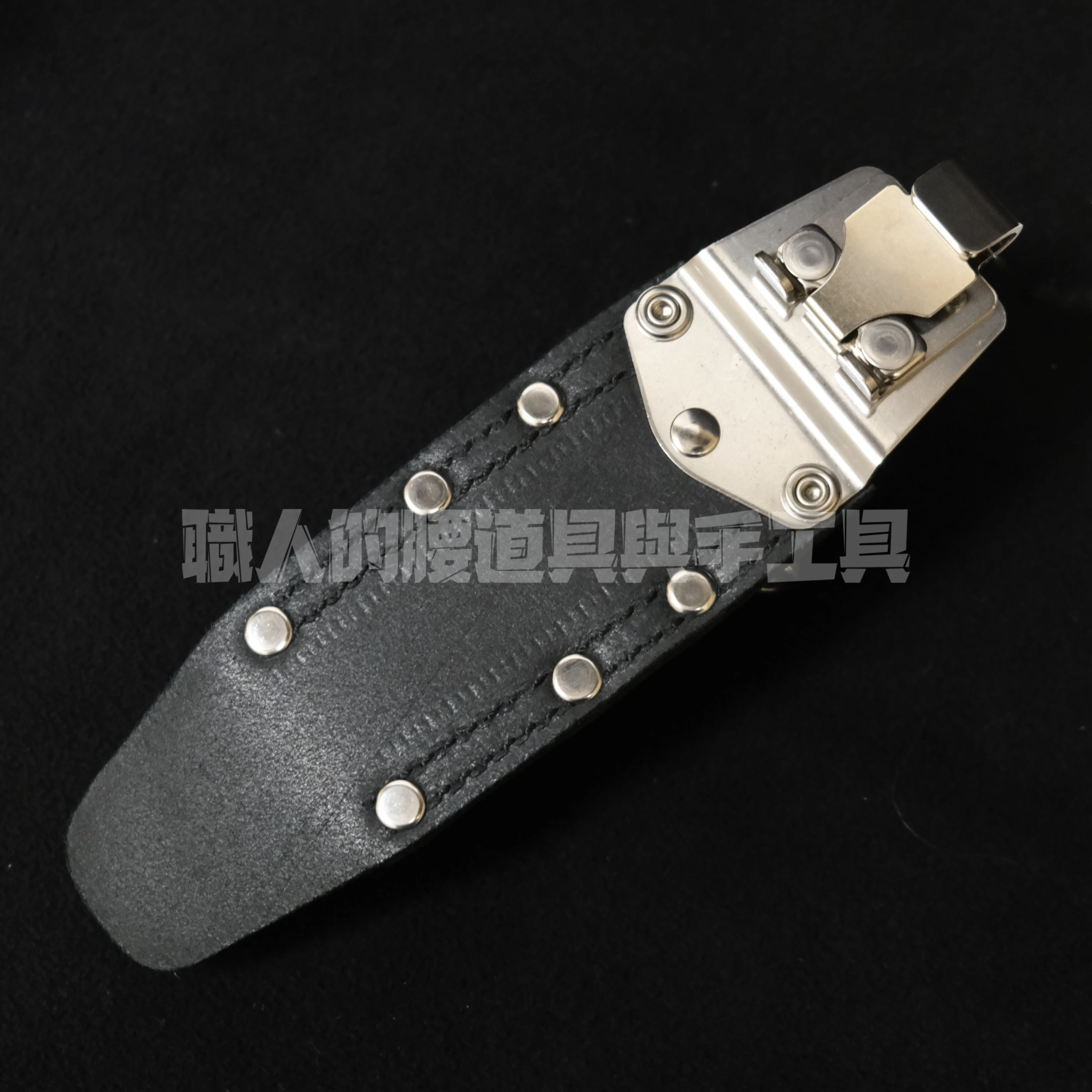 MIKI_快掛式_黑皮尖尾棘輪收納+前方可再掛一個MIKI