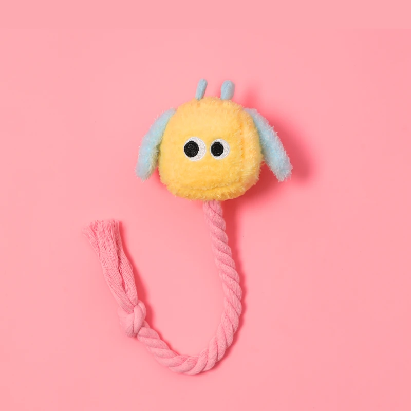 狗狗拔河發聲玩具｜尾巴向上小狗充電器｜10×38cm