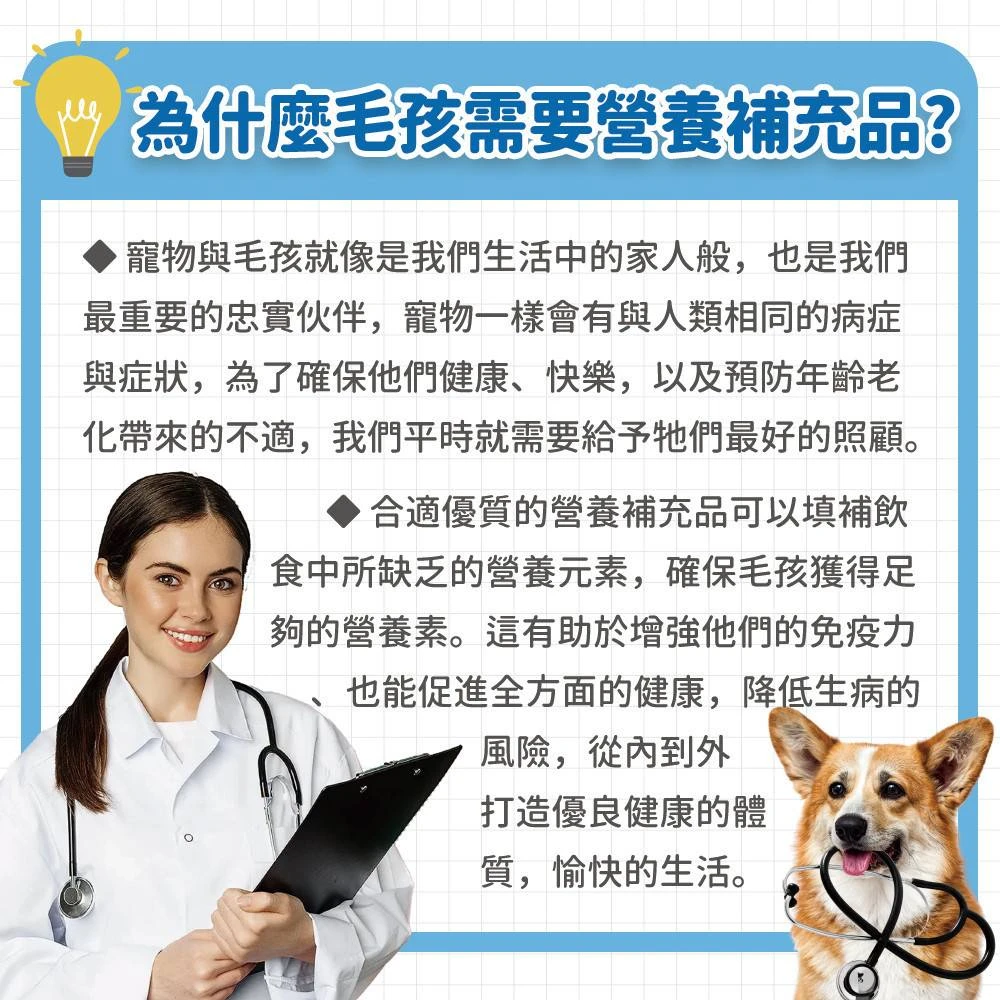 狗狗貓咪日常均衡飲食營養補充與健康照護重要性說明