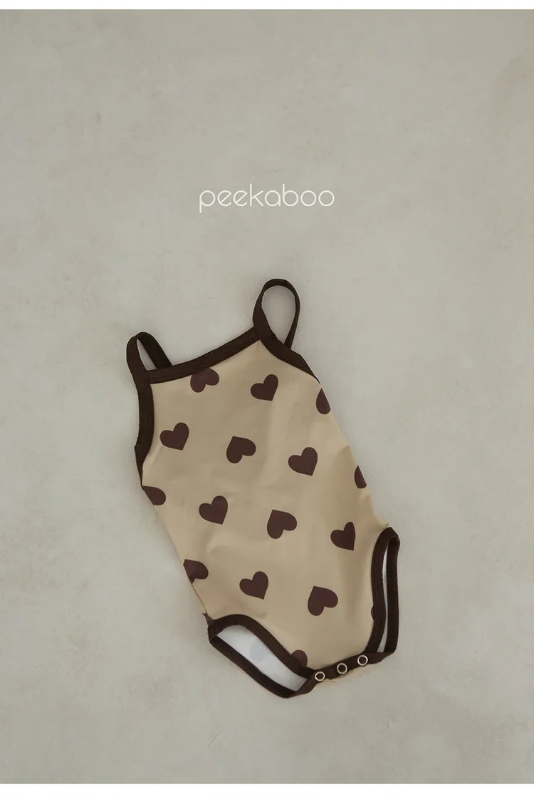 PEK#經典愛心包屁泳裝/3COLORS