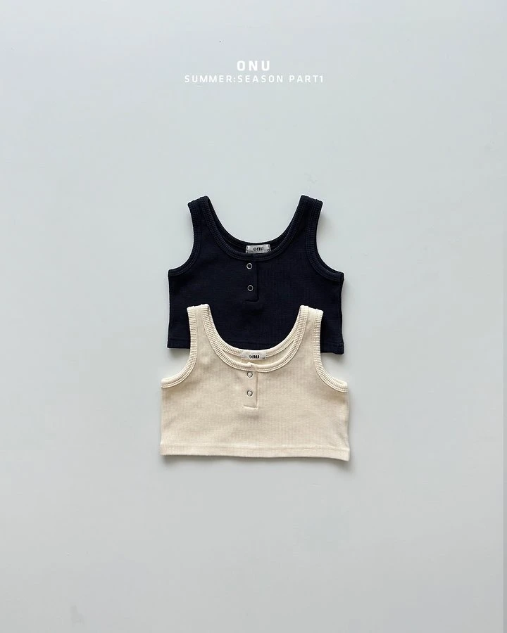 ONU#華夫格背心/2COLORS