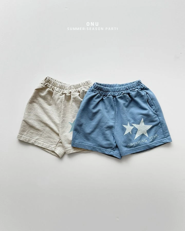 ONU#星星印花褲/2COLORS