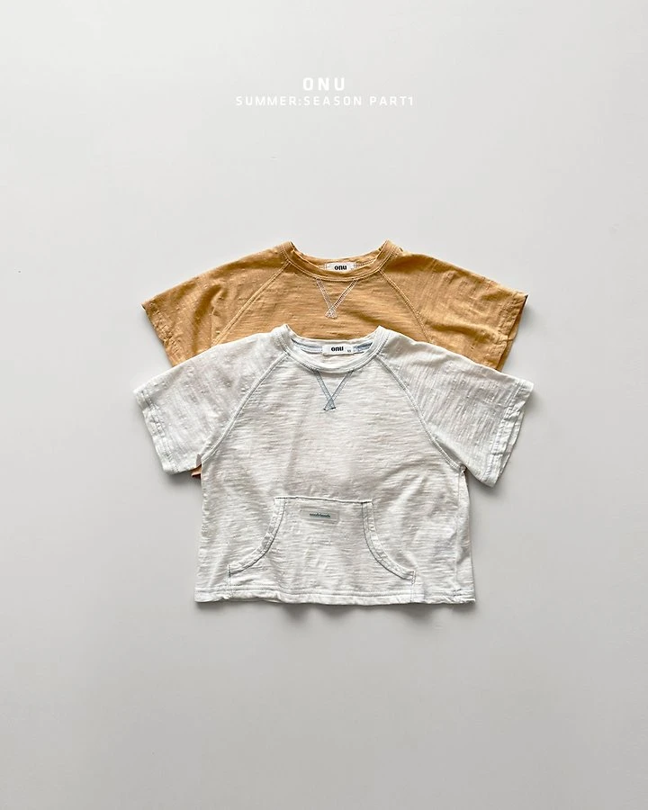 ONU#撞色縫線T/2COLORS