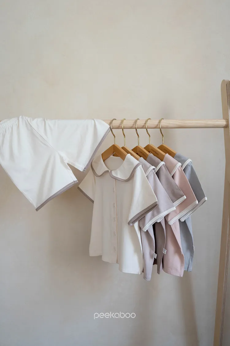PEK#竹纖維親膚小童套裝/5COLORS