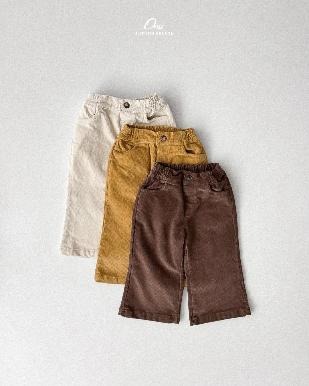 ONU#秋季復古休閒褲/3COLORS