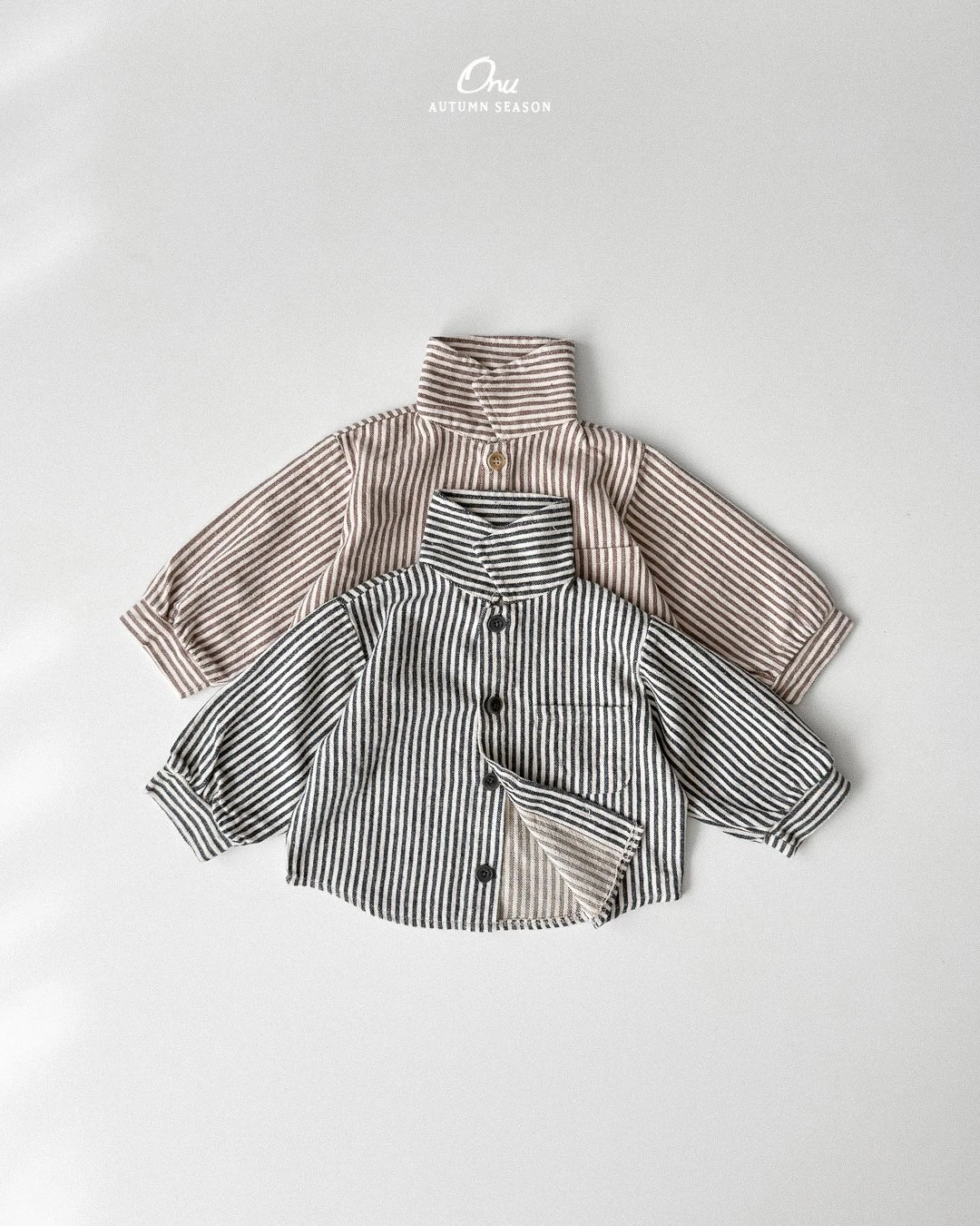 ONU#經典條紋襯衫/2COLORS