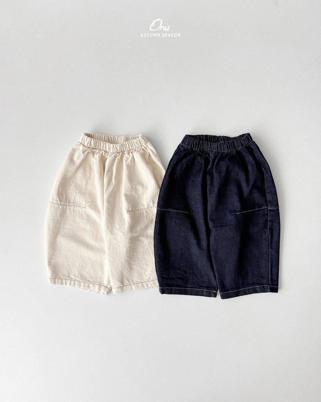 ONU#牛仔寬褲/2COLORS