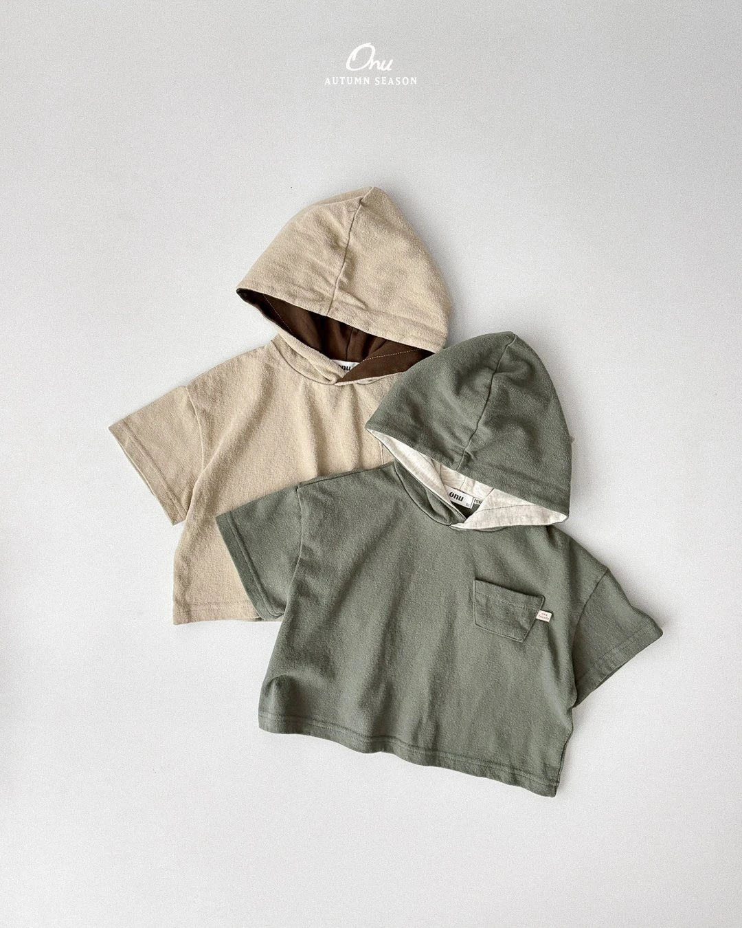 ONU#小口袋連帽T/2COLORS