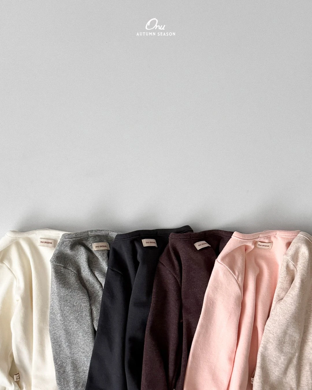ONU#羅紋素T/6COLORS