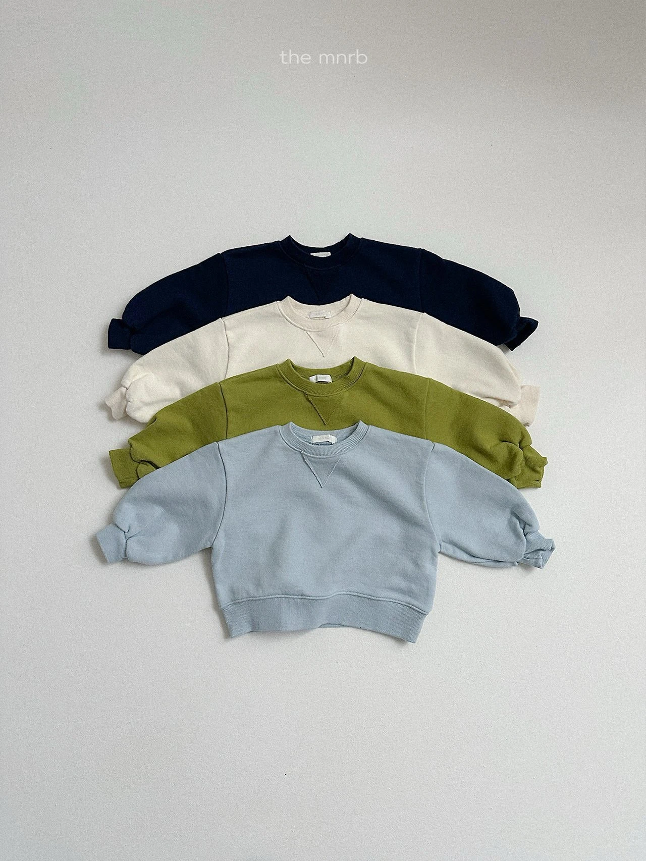 MR#泡泡袖大學T/4COLORS
