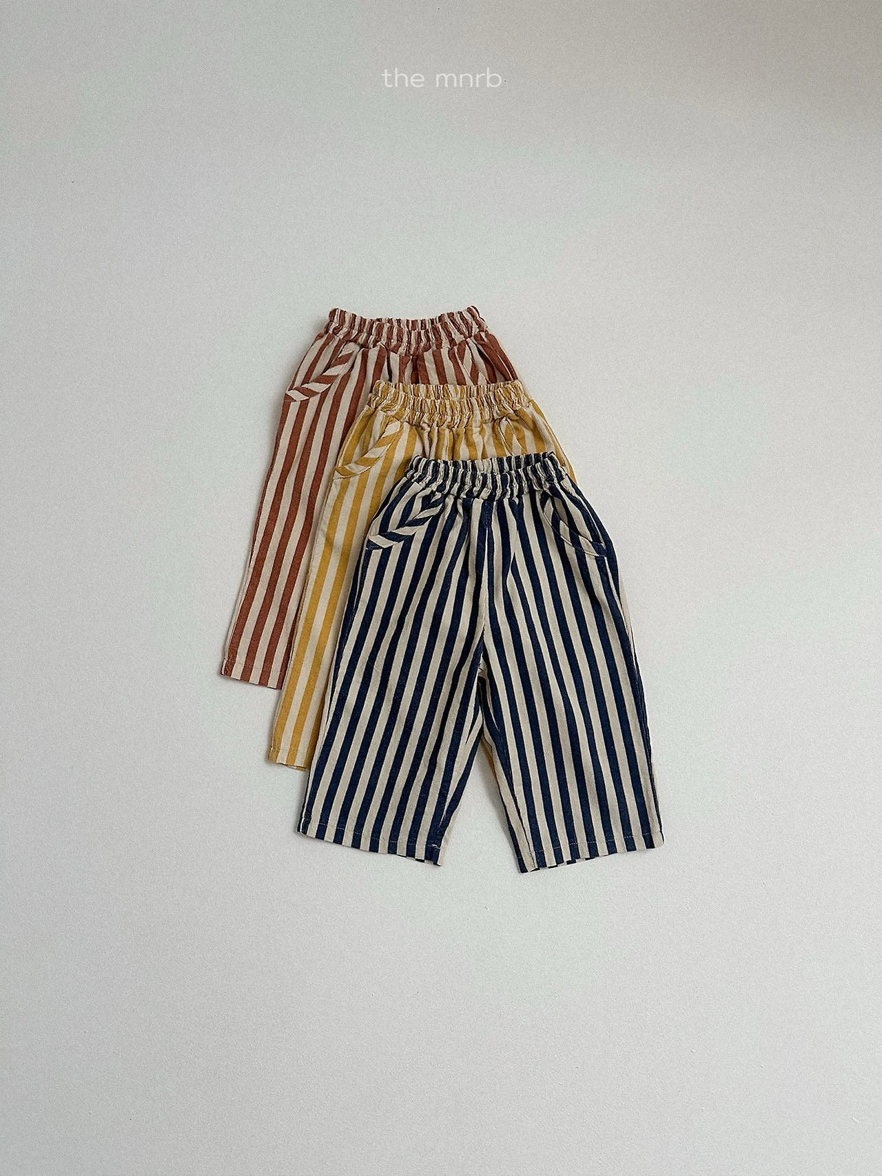 MR#美式復古直條紋褲/3COLORS