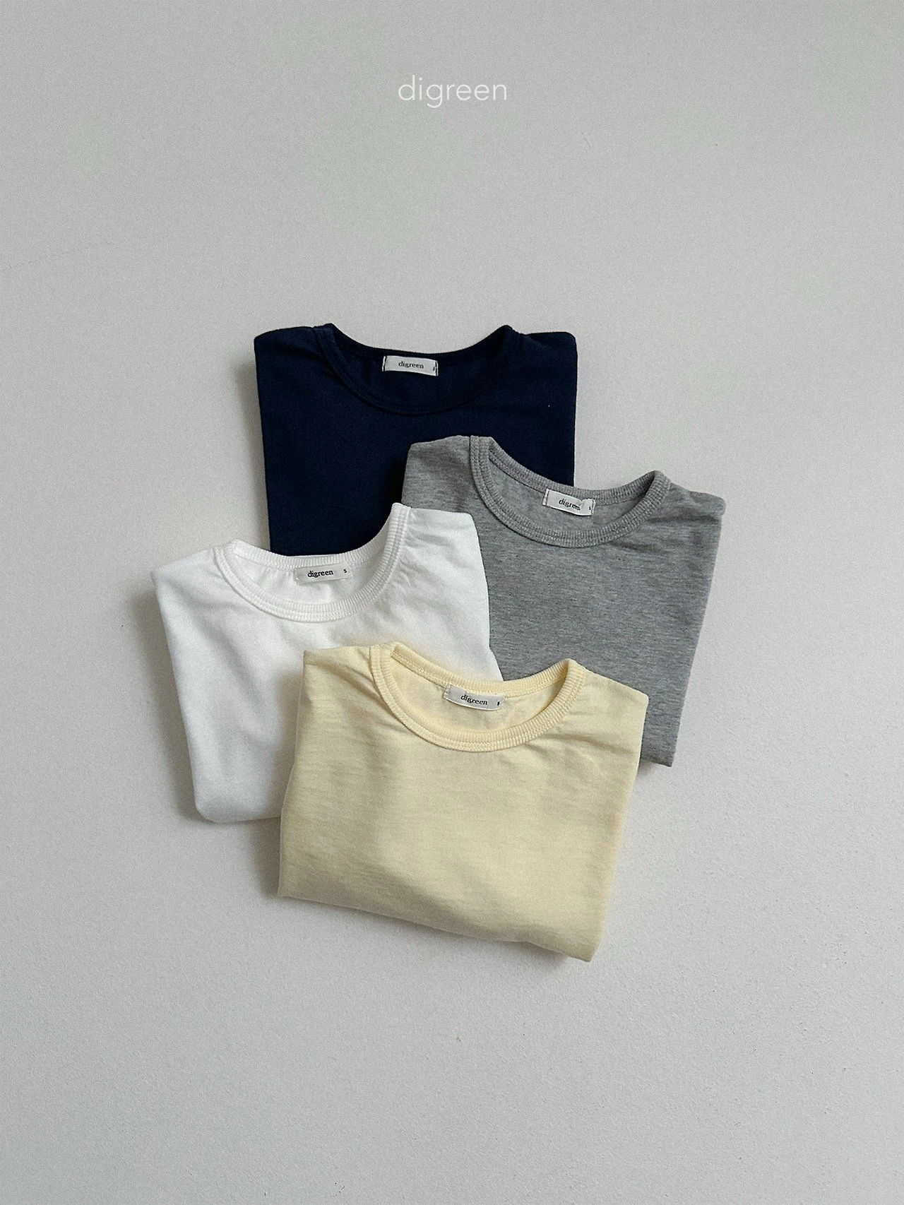 DIGREEN#衣櫥必備素T/4COLORS