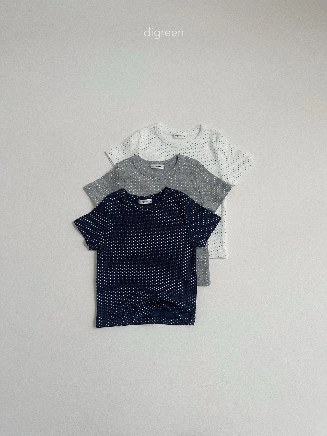 DIGREEN#圓點T/3COLORS