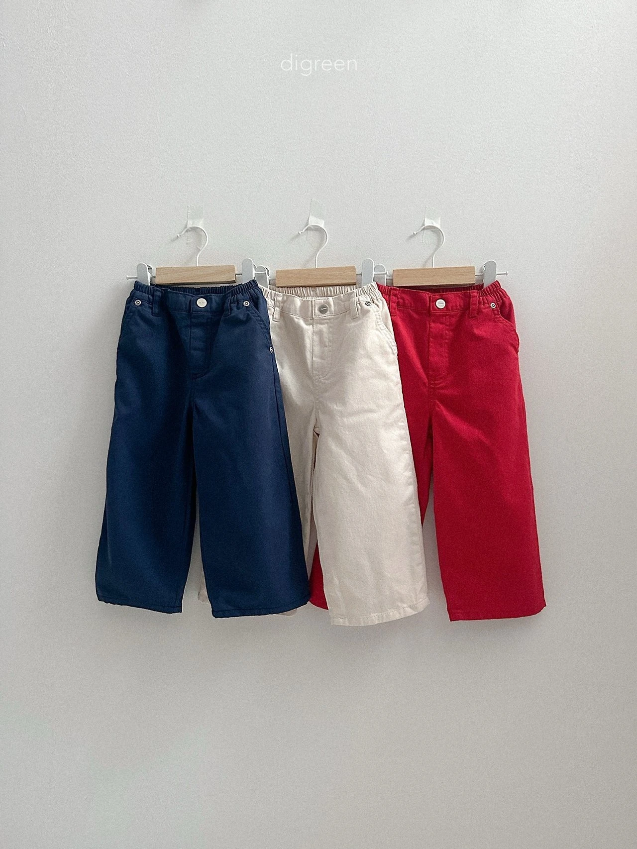 DIGREEN#美式復古休閒褲/3COLORS