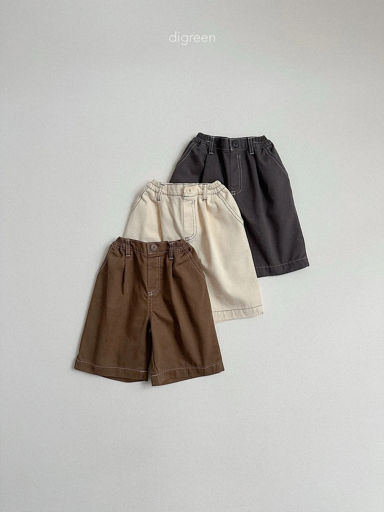 DIGREEN#百慕達七分褲/3COLORS