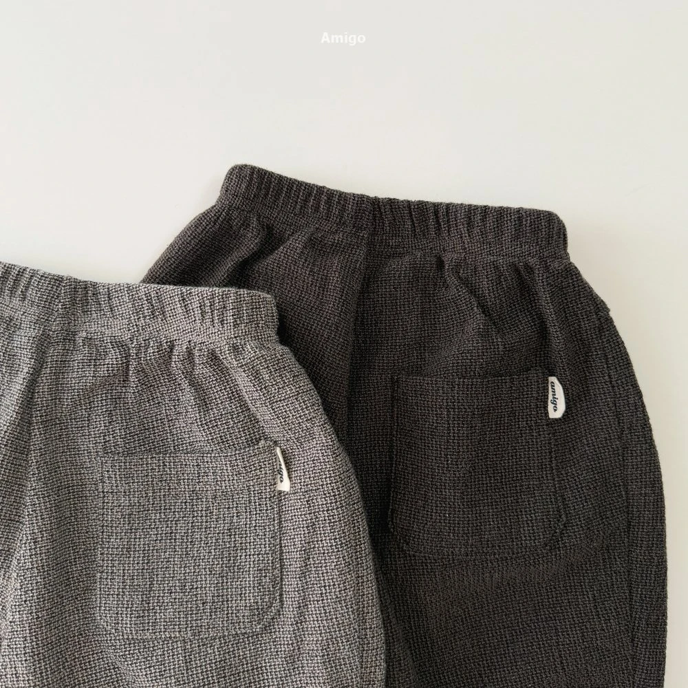 AMIGO#帥氣英倫休閒褲/2COLORS