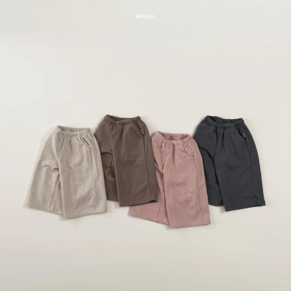 AMIGO#棉質百搭長褲/4COLORS