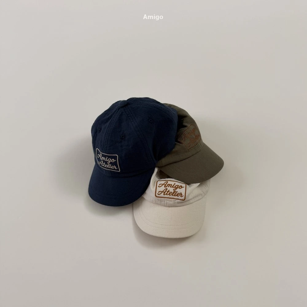 AMIGO#貼布復古帽/3COLORS