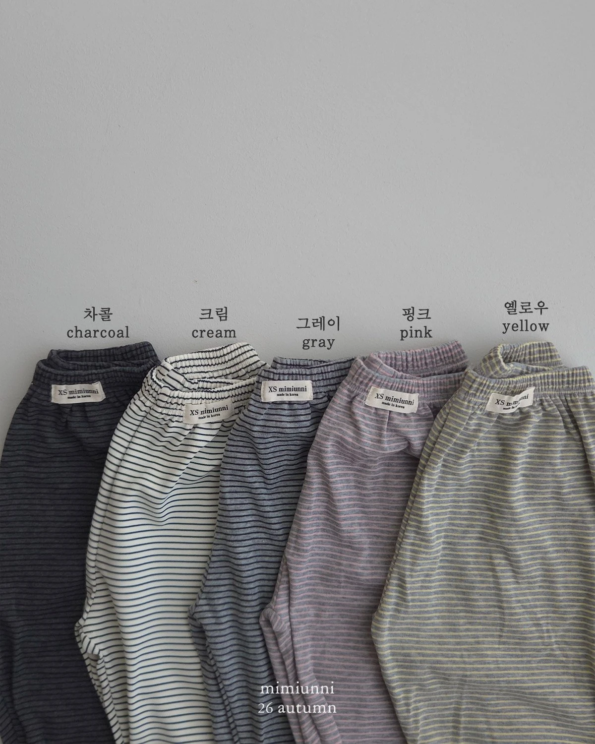 MMN#條紋休閒褲/5COLORS