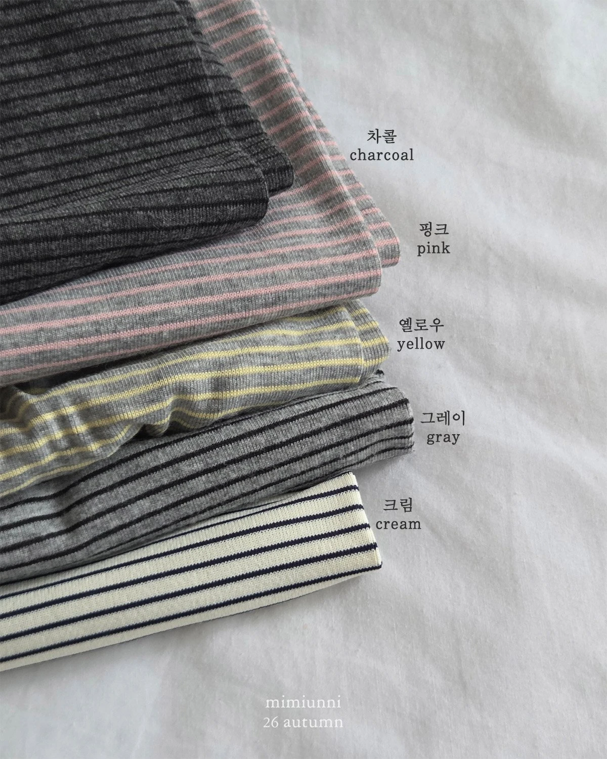 MMN#百搭條紋T/5COLORS
