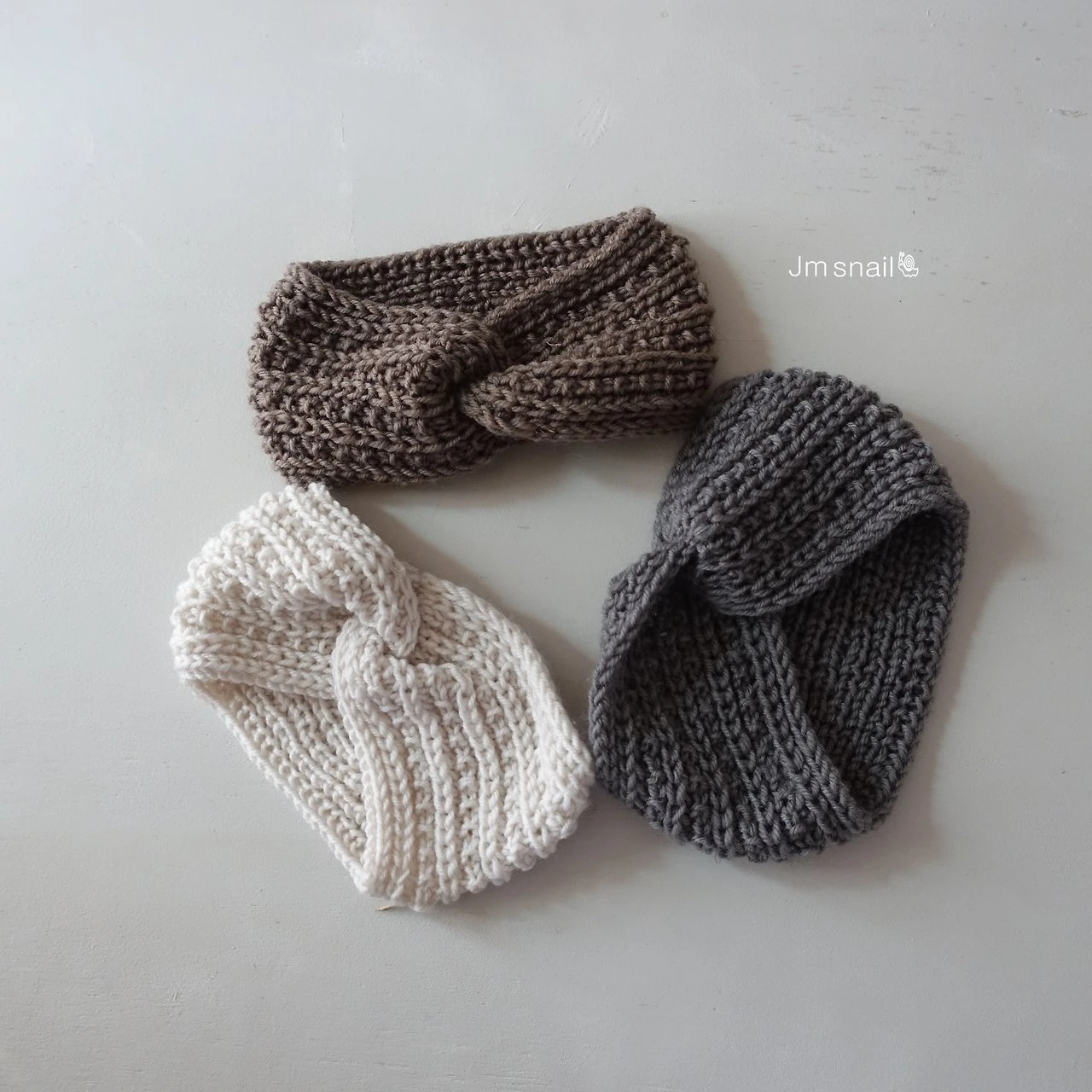 JS#針織髮帶/3COLORS