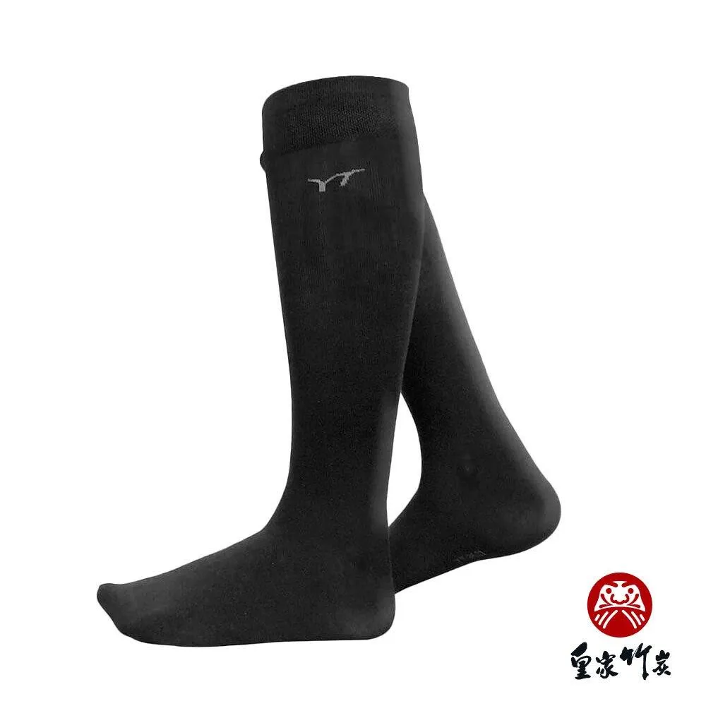 【皇家竹炭】竹炭小腿襪-黑色