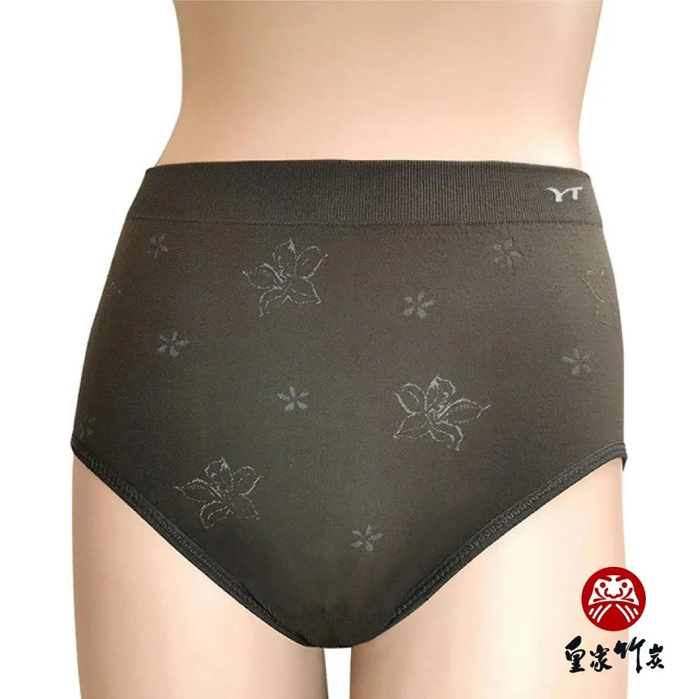 【皇家竹炭】 YT 竹炭女用一體內褲 高腰加大
