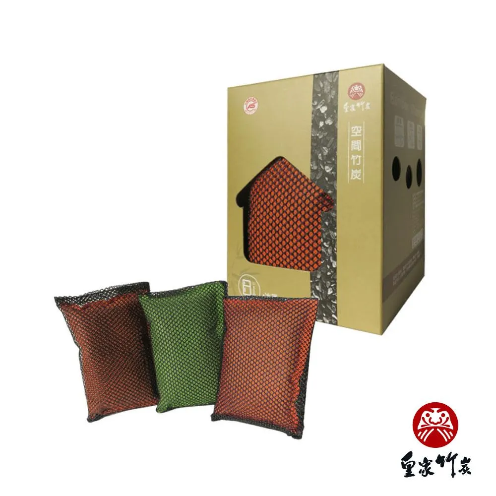 【皇家竹炭】空間竹炭 冰箱 竹炭包 210g 三入/盒 二盒組