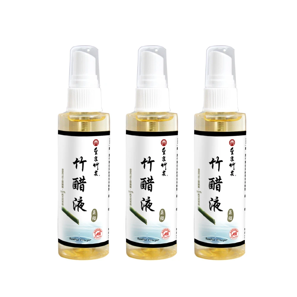 【皇家竹炭】蒸餾竹醋液 80ml 三入組