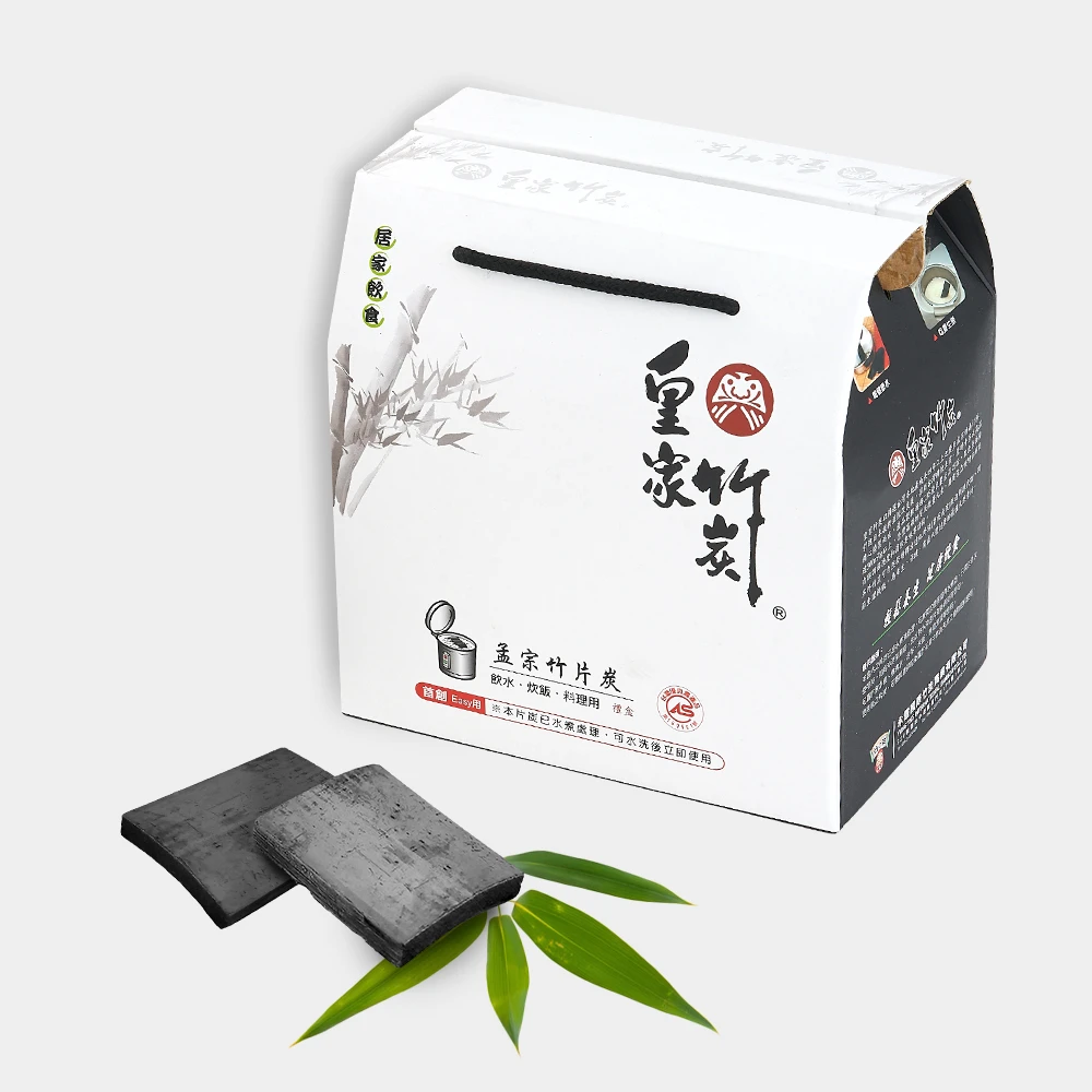 【皇家竹炭】孟宗竹片炭(3x5cm) 1kg禮盒