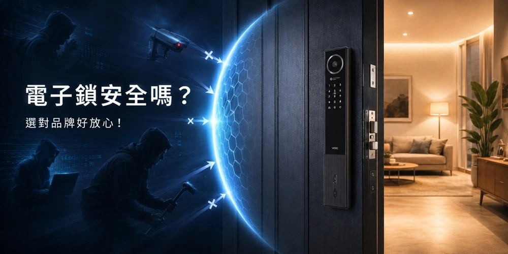 電子鎖安全嗎？選對品牌避開電子鎖缺點，安心提升居家防護！
