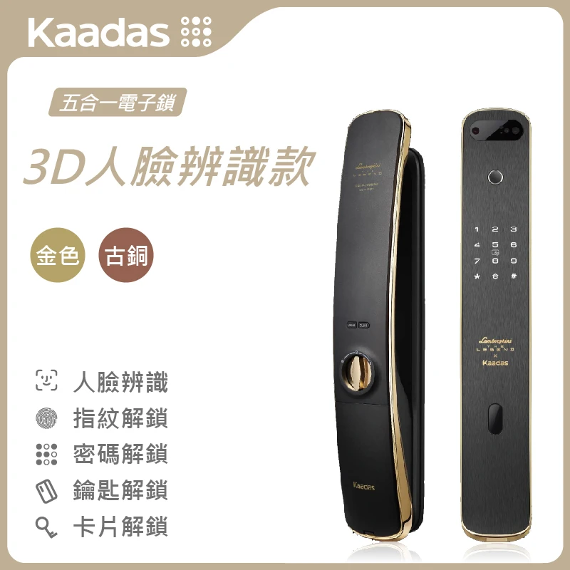 Kaadas凱迪仕 3D人臉辨識款 | Solomon Smart 鎖羅門智能