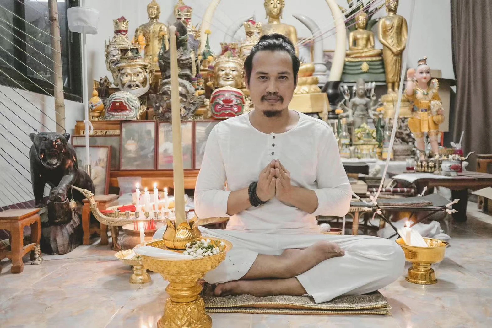 阿贊帕雅 師傅  無頭虎名師   法力刺青藝術家