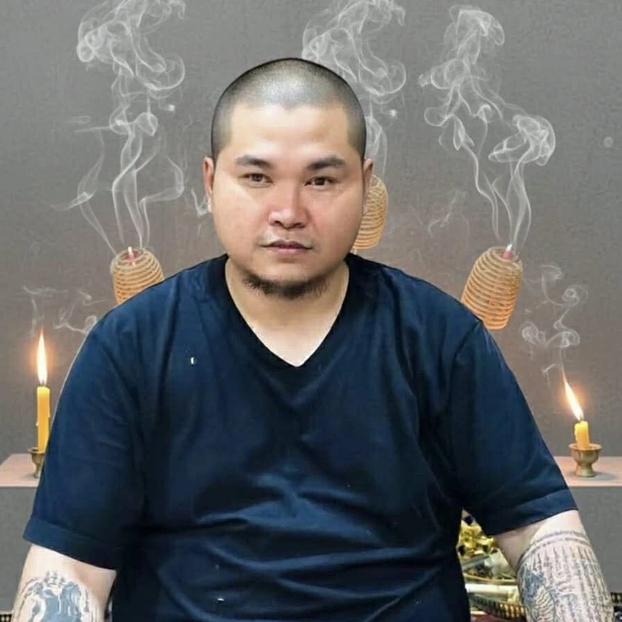 阿贊雅替 師傅  東北紅財神 普堪蓮大師