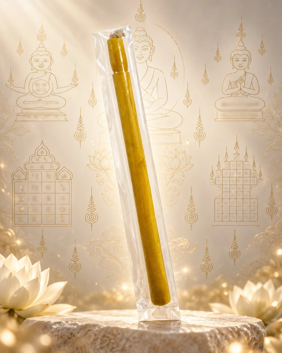 帕阿贊阿奴聳 師傅＋阿贊碰 師傅 共同加持 毗濕奴估蠟燭