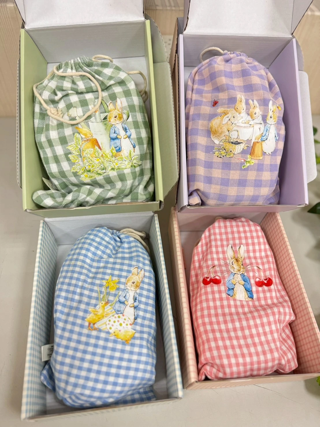 正品彼得兔聯名短襪禮盒+收納袋【2盒組】