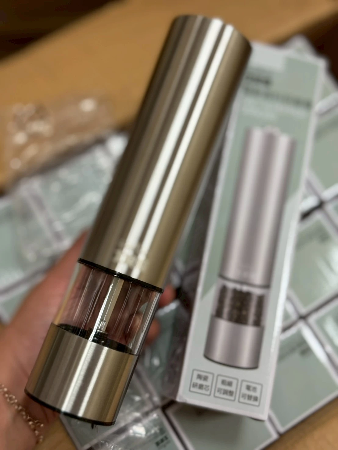 🌿料理控必收神器🌿 大家源304不銹鋼LED電動香料研磨機【免運】