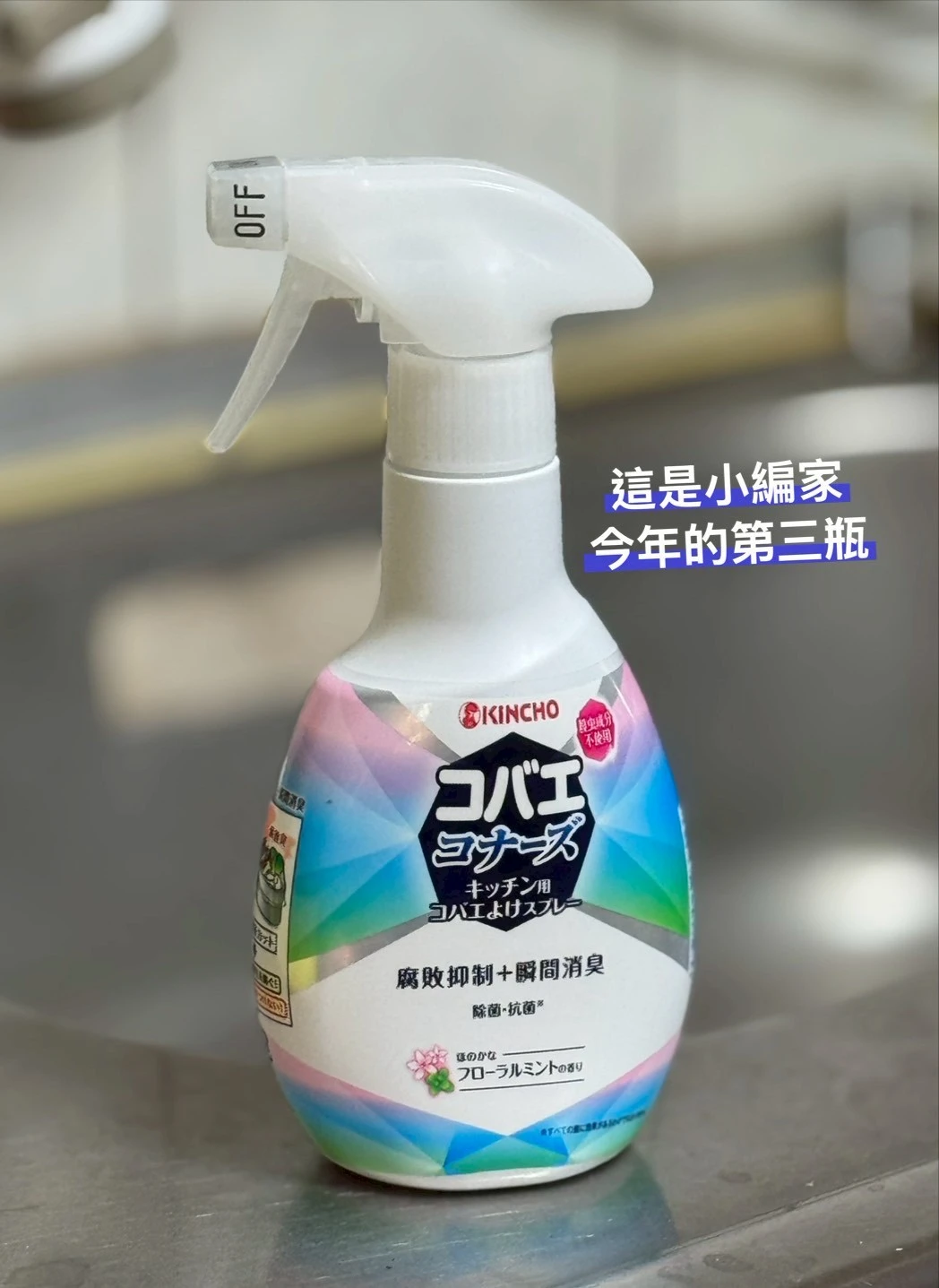 🇯🇵日本原裝公司貨KINCHO廚餘抑制果蠅噴霧250ml【3瓶免運】