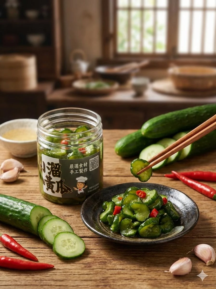 【大頭-全素泡菜】醋溜小黃瓜
