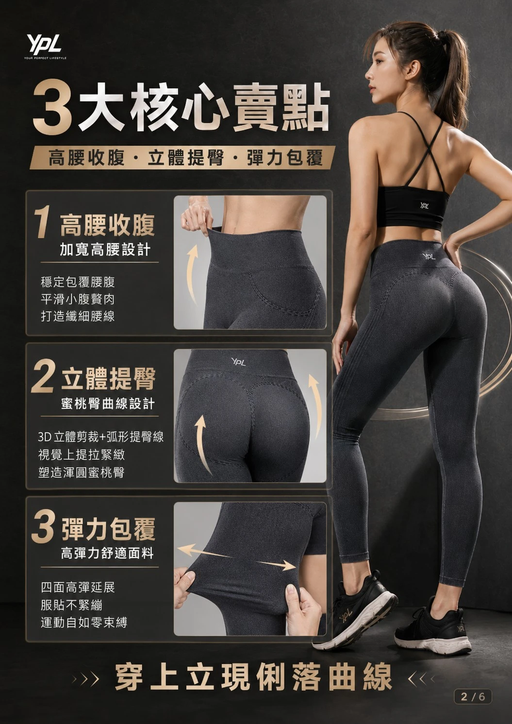 YPL 酵母水洗蜜桃臀牛仔塑身褲【免運】