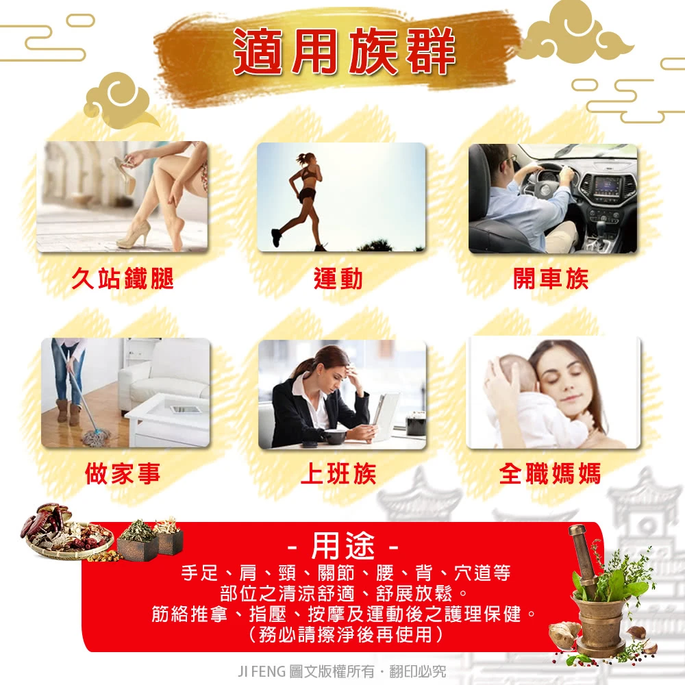 上辰堂金門一條根精油貼布媽祖版-10片入