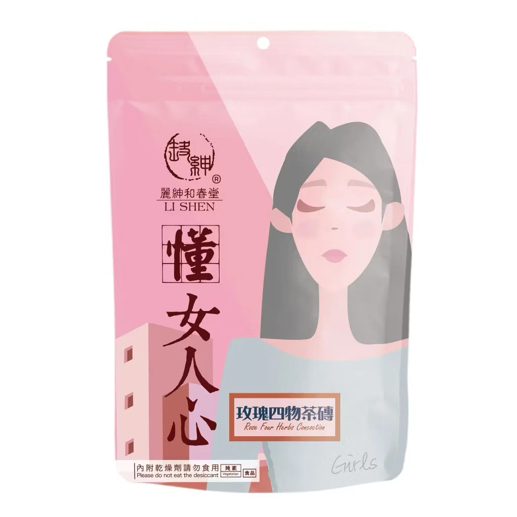 玫瑰四物茶磚140克