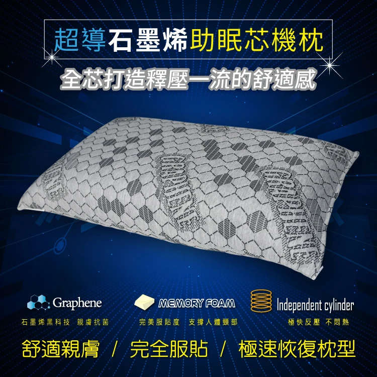 INDIAN超導石墨烯助眠芯機枕頭