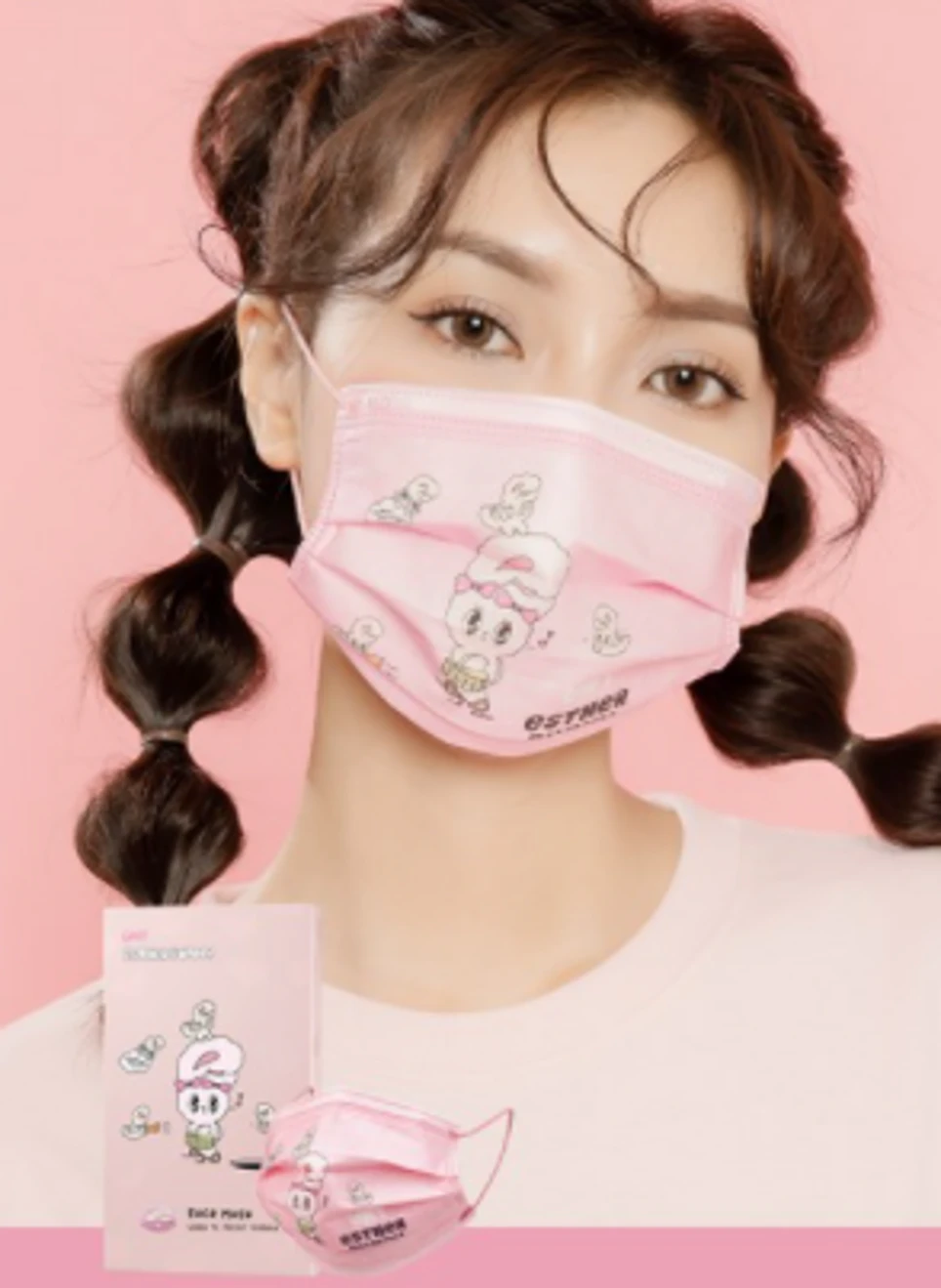 UNT X ESTHER BUNNY 兔兔去shopping 口罩-10入/盒