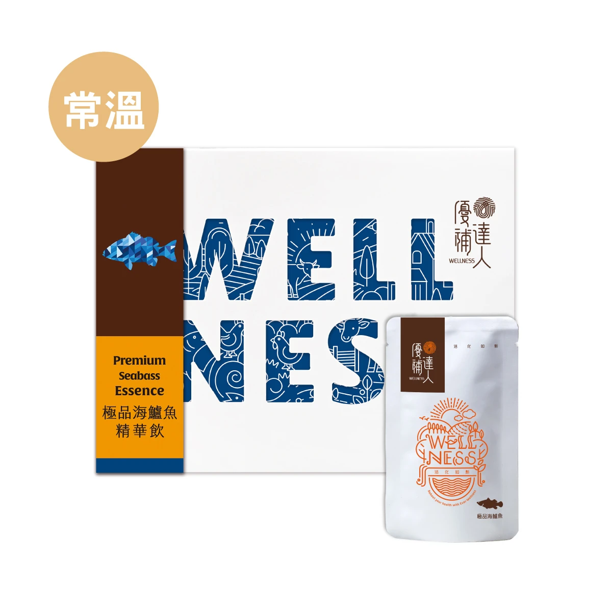 【極品海鱸魚精華飲】常溫 60ml*6包 (加贈2包)