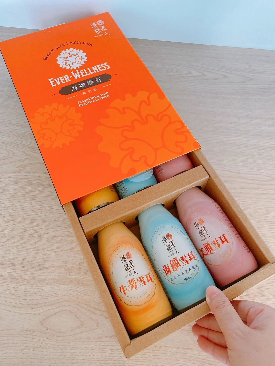 【優補達人】海礦雪耳飲禮盒6罐裝含運