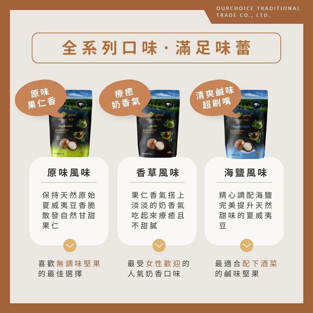 MACADAMIAS AUSTRALIA 帶殼夏威夷火山豆3包免運費